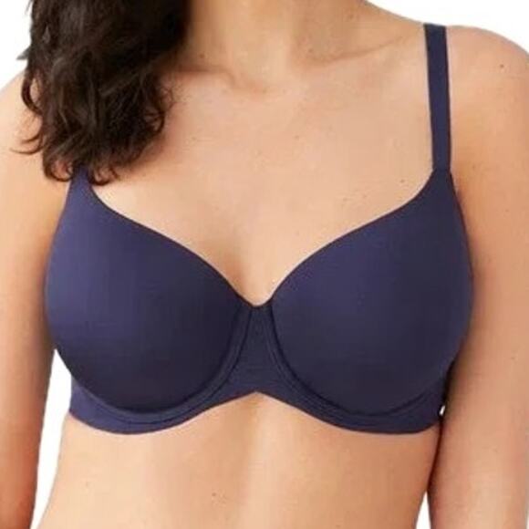 WACOAL 34DDD Ultimate Side Smoother Underwire T-Shirt Bra 853281 Eclipse Blue - Picture 1 of 16